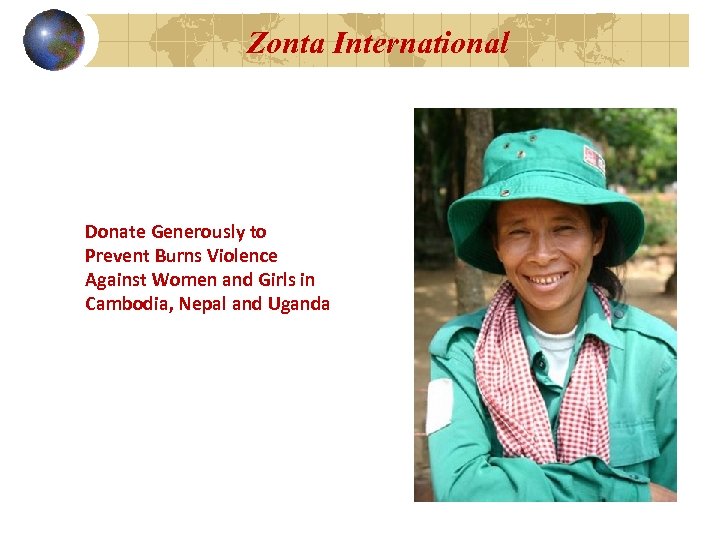 Zonta International Donate Generously to Prevent Burns Violence Against Women and Girls in Cambodia,