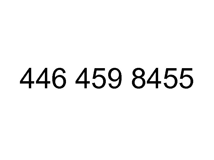 446 459 8455 