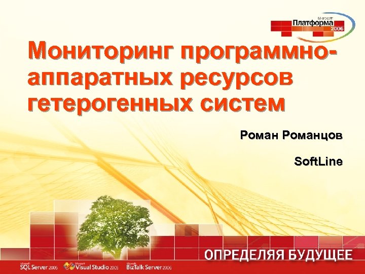 Мониторинг программноаппаратных ресурсов гетерогенных систем Романцов Soft. Line 