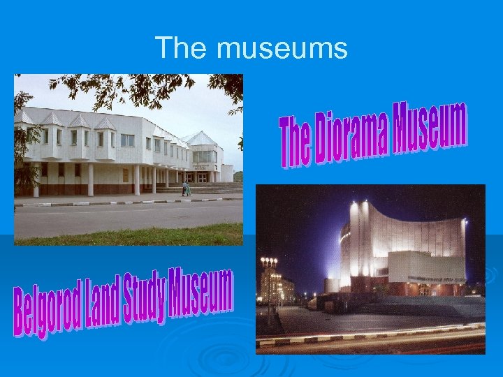 The museums 