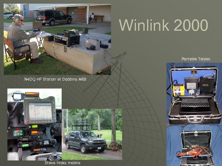 Winlink 2000 Portable Telpac N 4 DQ HF Station at Dobbins ARB Steve Hicks