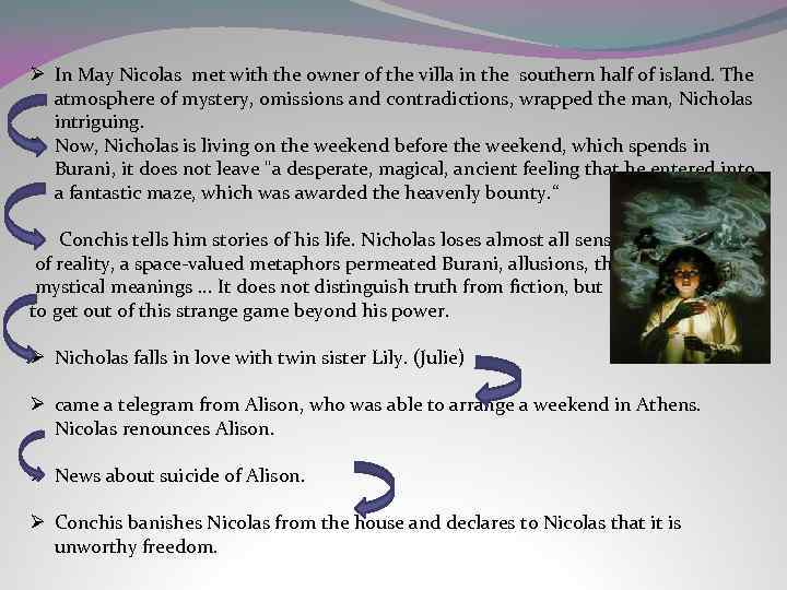 Ø In May Nicolas met with the owner of the villa in the southern