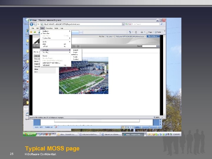 Typical MOSS page 25 Hi. Software Confidential. 