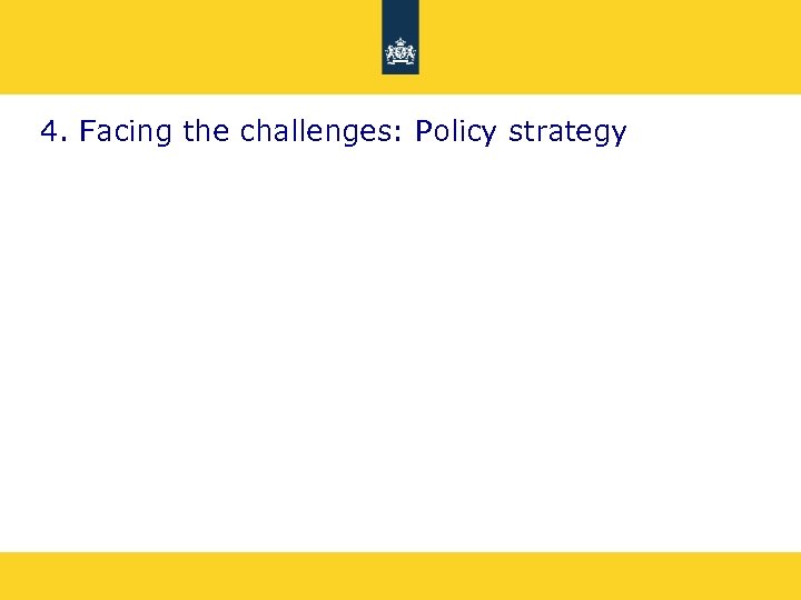 4. Facing the challenges: Policy strategy 