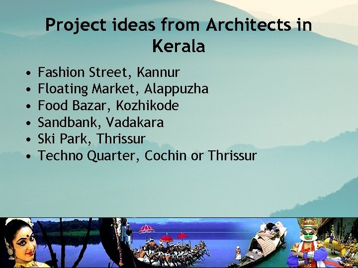 Project ideas from Architects in Kerala • • • Fashion Street, Kannur Floating Market,