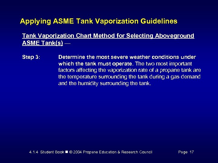 Propane Tank Vaporization Chart