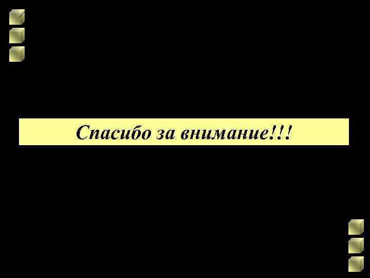 Спасибо за внимание!!! 