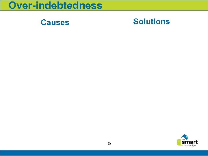 Over-indebtedness Solutions Causes 23 