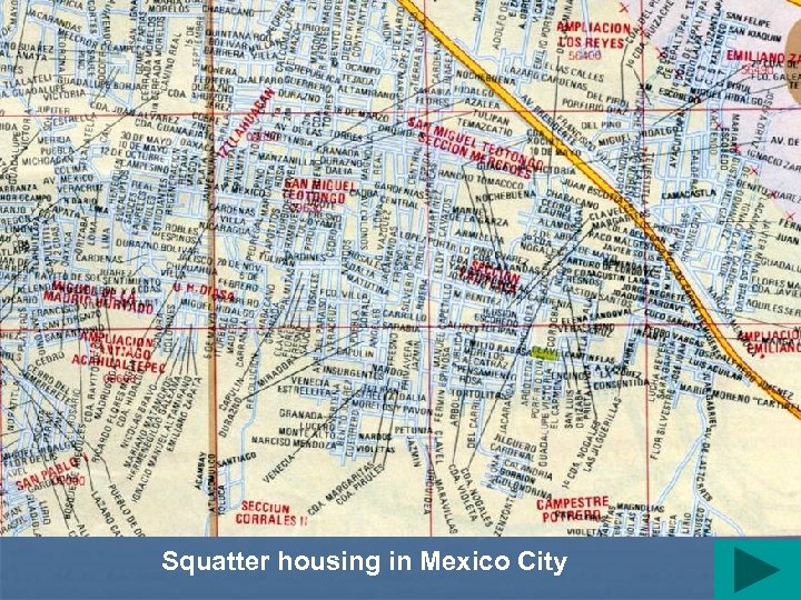 Squatter housing in Mexico City 