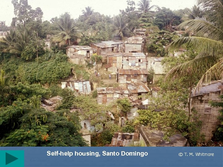 Self-help housing, Santo Domingo © T. M. Whitmore 