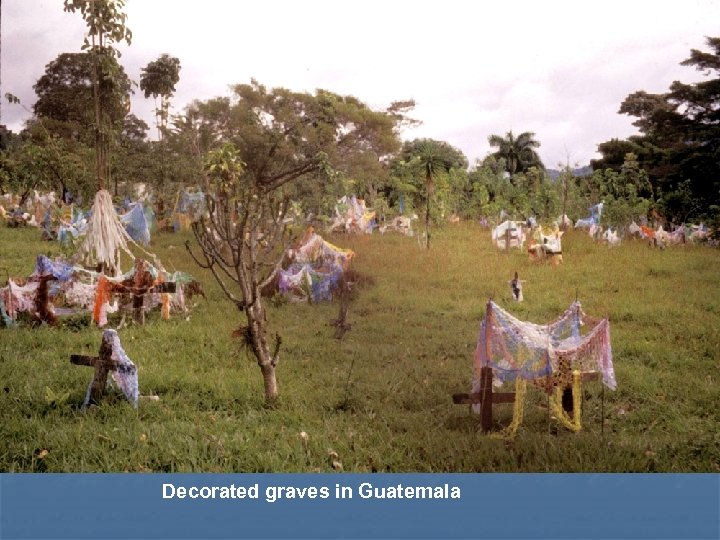 Decorated graves in Guatemala 