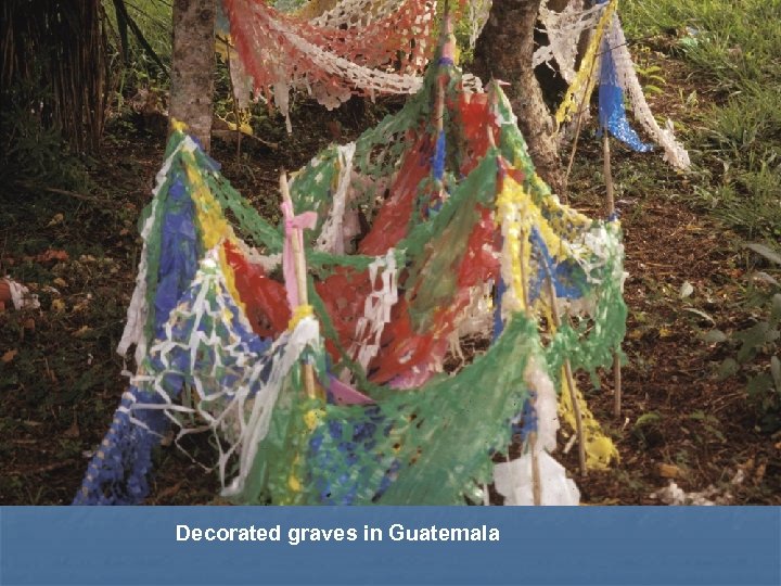 Decorated graves in Guatemala 