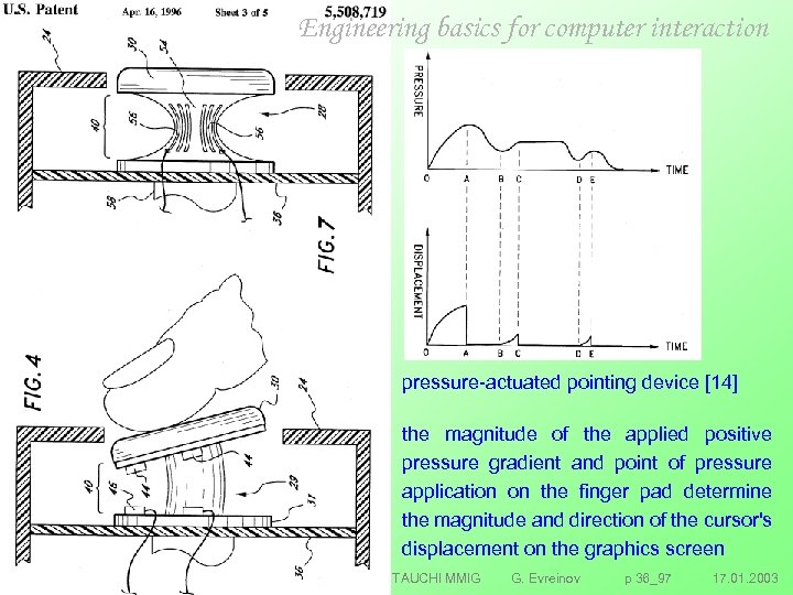 Engineering basics for computer interaction pressure actuated pointing device [14] the magnitude of the