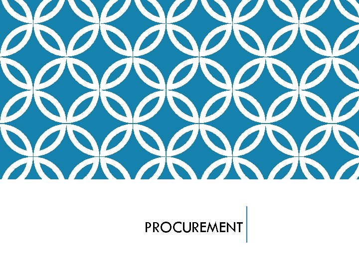 PROCUREMENT 