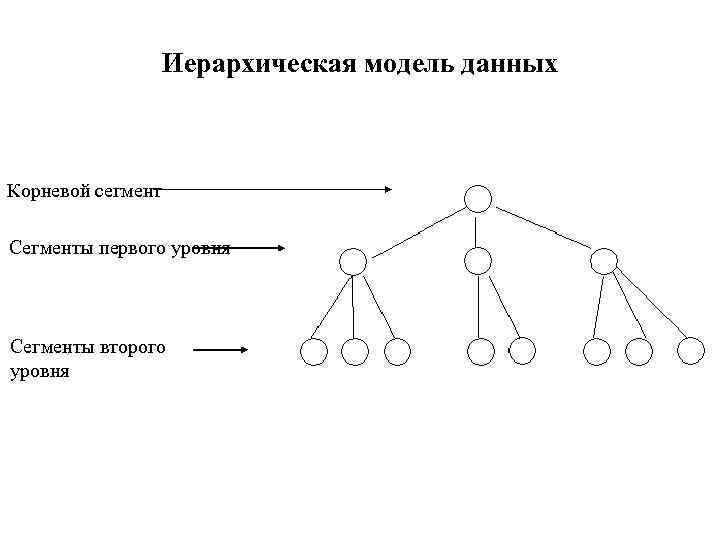 Представленная на рисунке структура в которой иерархические модели данных представляют зависимые