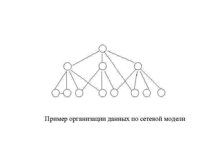 Пример организации данных по сетевой модели 