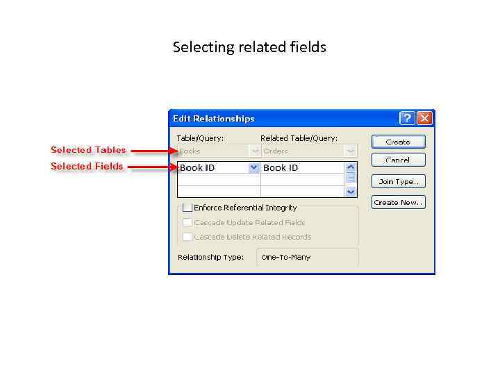 Selecting related fields 