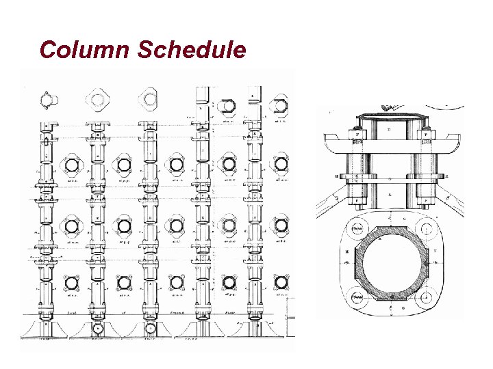 Column Schedule 