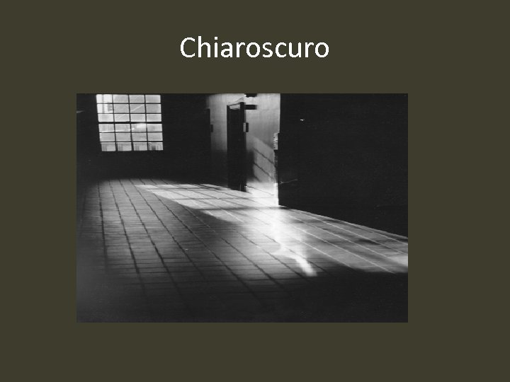 Chiaroscuro 