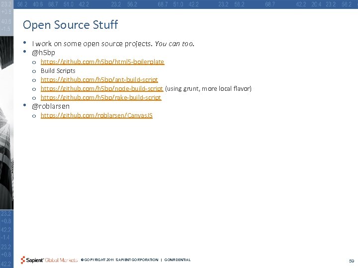 Open Source Stuff • • • I work on some open source projects. You