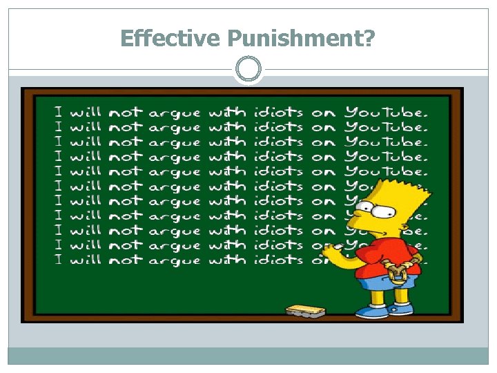 Effective Punishment? 