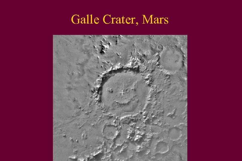 Galle Crater, Mars 