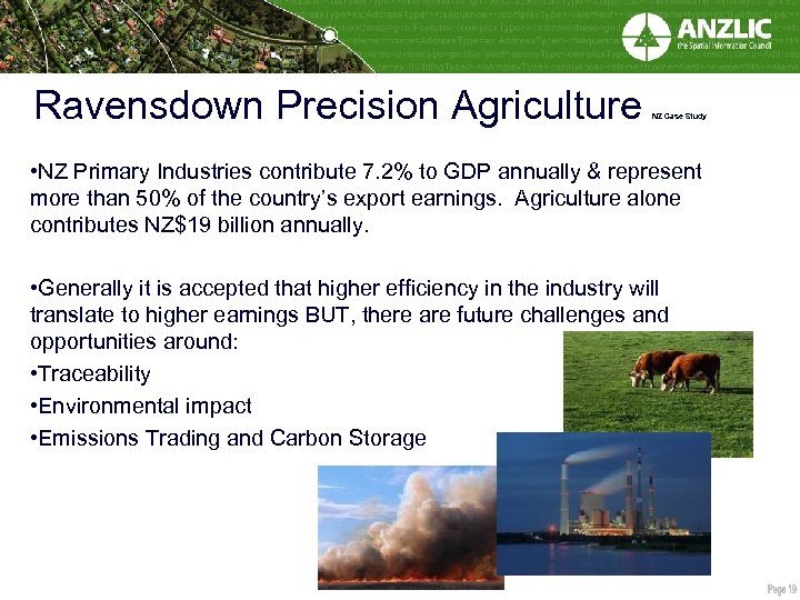 Ravensdown Precision Agriculture NZ Case Study • NZ Primary Industries contribute 7. 2% to