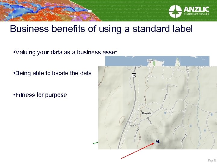 Business benefits of using a standard label • Valuing your data as a business