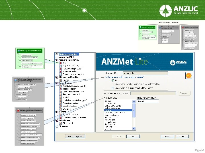 Metadata elements Is it part of a bigger set? What kind of data? 