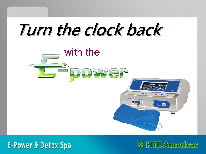 Turn the clock back with the 