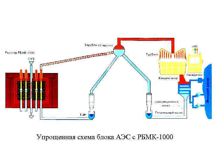 Рбмк 1000. Принципиальная схема реактора РБМК. Упрощенная схема реактора РБМК-1000. Схема работы реактора РБМК-1000. Реактор РБМК-1000 принцип работы.