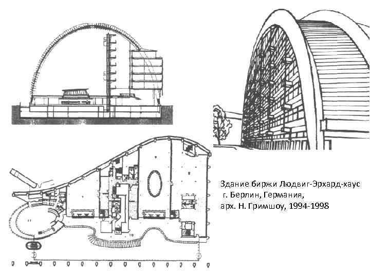 Здание биржи Людвиг Эрхард хаус г. Берлин, Германия, арх. Н. Гримшоу, 1994 1998 