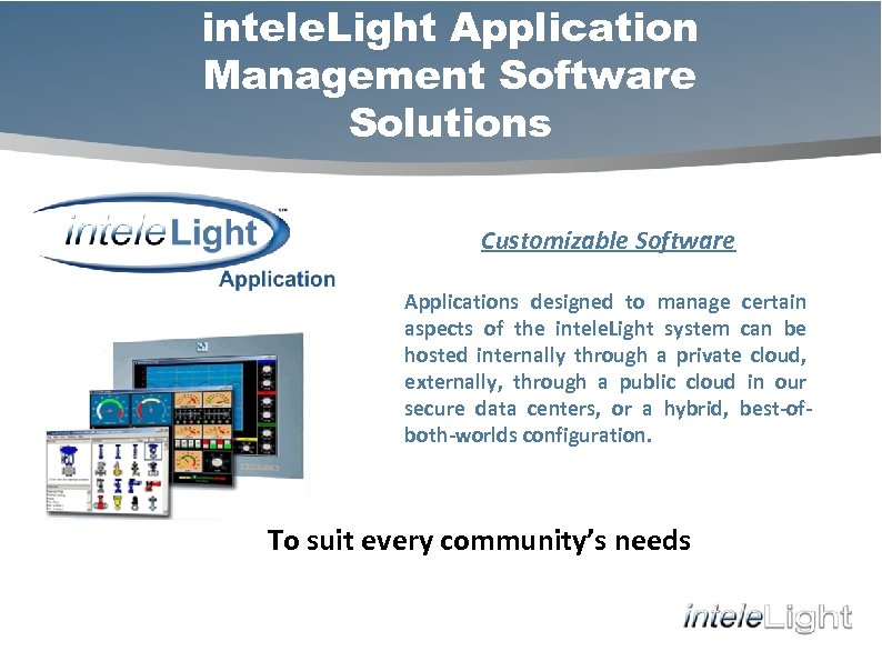 intele. Light Application Management Software Solutions Customizable Software Applications designed to manage certain aspects