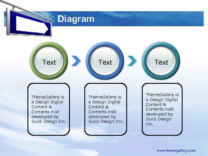 Diagram Text Theme. Gallery is a Design Digital Content & Contents mall developed by