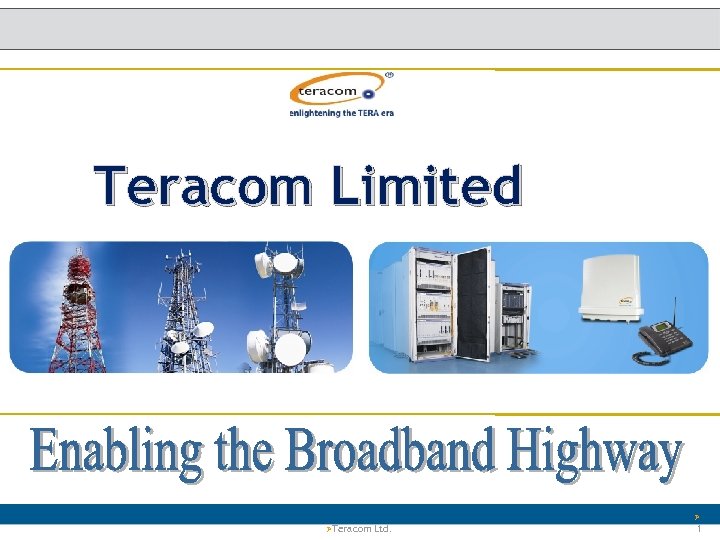 Teracom Limited Ø ØVersion 1. 0 Teracom Ltd. 1 Project Tiger Teracom LTd. PS