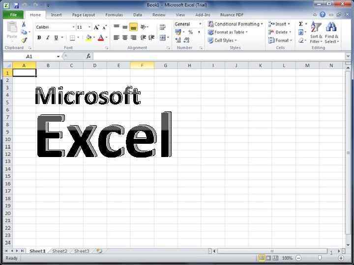 Microsoft Excel 1 