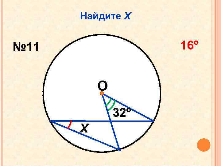 Найдите Х 16 № 11 О 32 Х 
