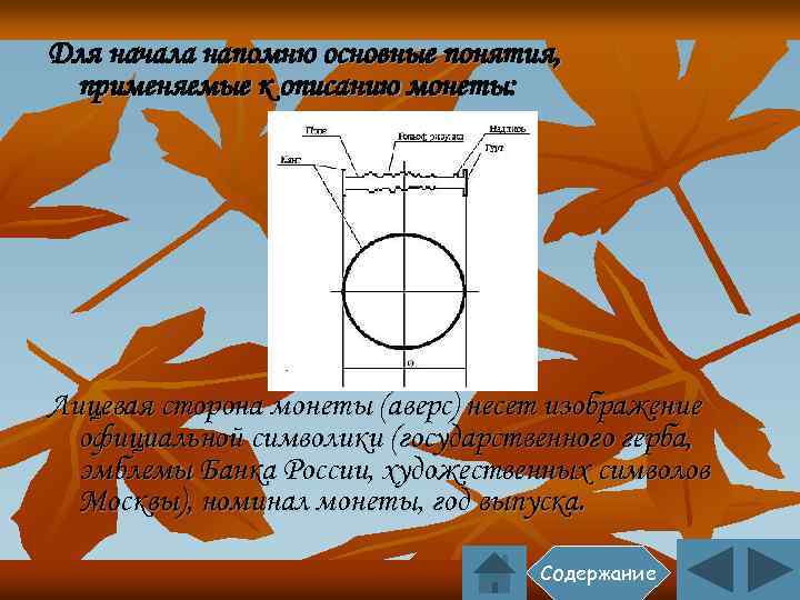 Для начала напомню основные понятия, применяемые к описанию монеты: Лицевая сторона монеты (аверс) несет