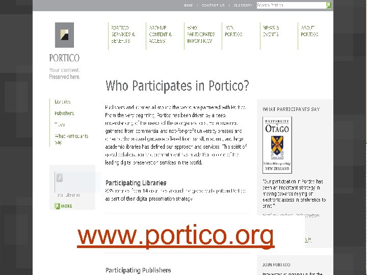 www. portico. org 