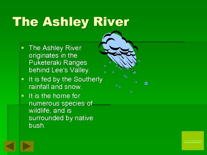 The Ashley River § The Ashley River originates in the Puketeraki Ranges behind Lee’s