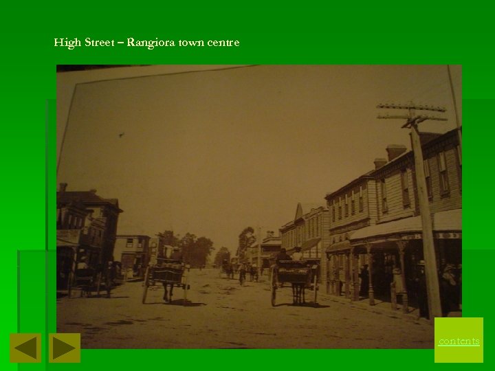 High Street – Rangiora town centre contents 