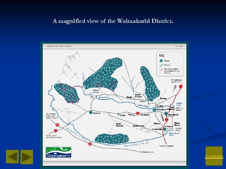 A magnified view of the Waimakariri District. contents 