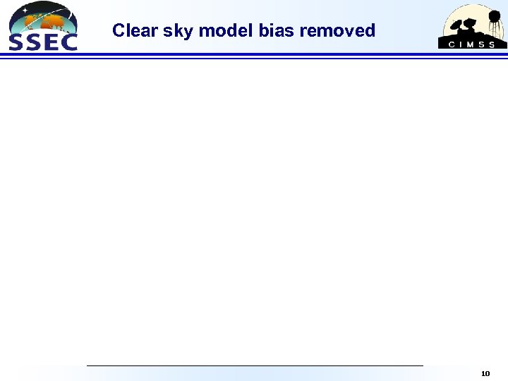 Clear sky model bias removed 10 