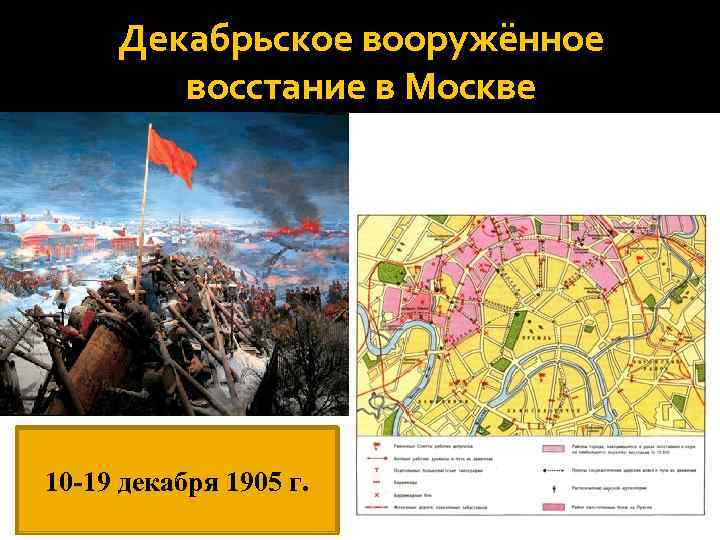 Декабрьское вооружённое восстание в Москве 10 -19 декабря 1905 г. 
