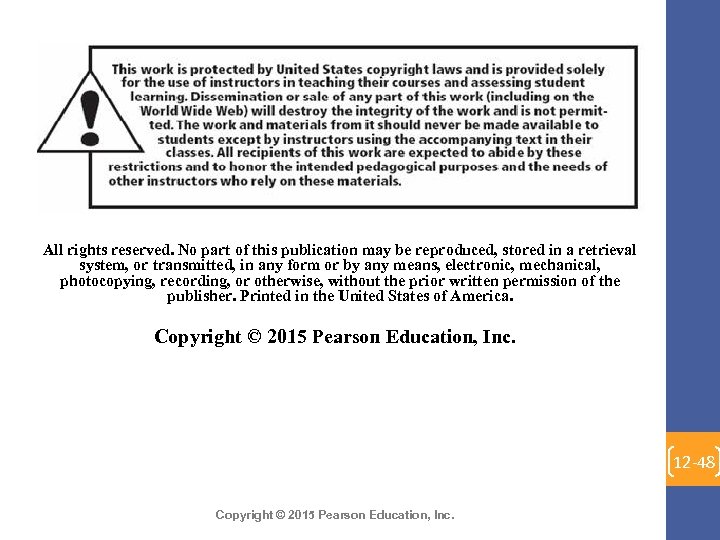 All rights reserved. No part of this publication may be reproduced, stored in a