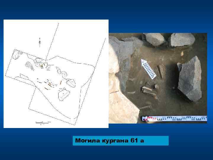 Могила кургана 61 а 