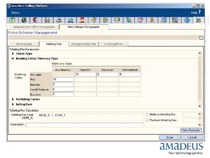 © copyright 2005 - AMADEUS Travel Technology Group S. A. / all rights reserved
