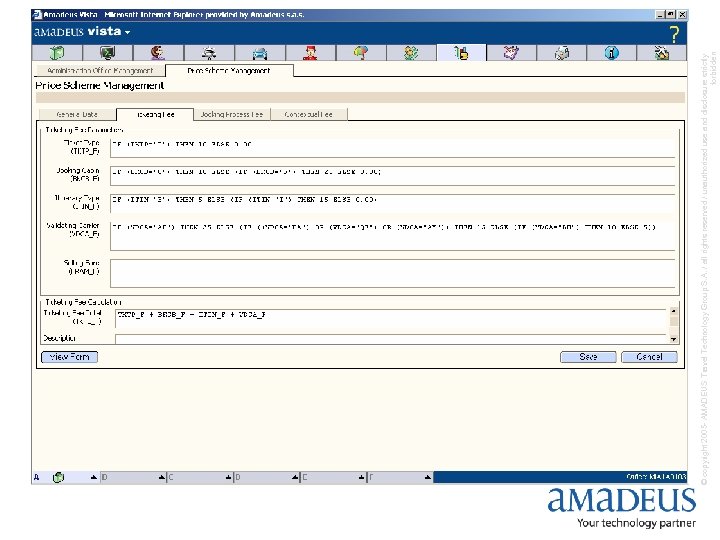© copyright 2005 - AMADEUS Travel Technology Group S. A. / all rights reserved