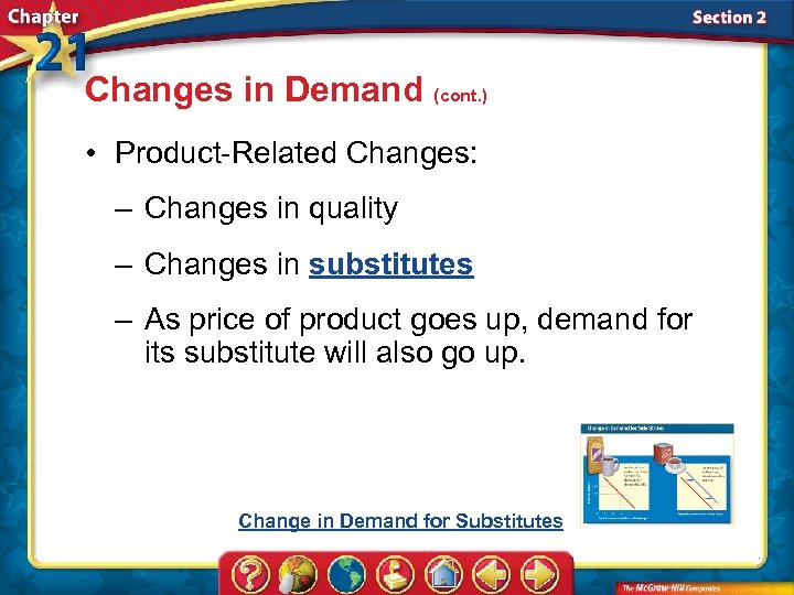 Changes in Demand (cont. ) • Product-Related Changes: – Changes in quality – Changes