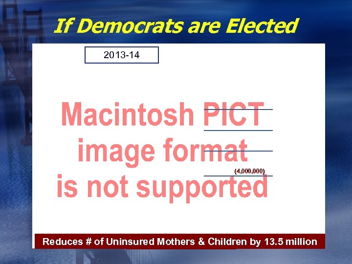 If Democrats are Elected 2013 -14 2013 to 2014 Annual Cost Billions $450 $